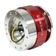 Load image into Gallery viewer, NRG Quick Release - Silver Body/ Red Chrome Ring - Back View
