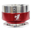 Load image into Gallery viewer, NRG Quick Release - Silver Body/ Red Chrome Ring - Installation View