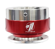 Load image into Gallery viewer, NRG Quick Release - Silver Body/ Red Chrome Ring - Installation View