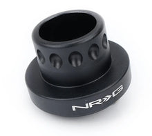 Load image into Gallery viewer, NRG Race Short Hub Mitsubishi / Subaru - Black - Installation View