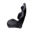 Load image into Gallery viewer, NRG Reclinable Sport Seats (Pair) PVC Leather w/NRG Logo - Black w/White Stitching - Installation View