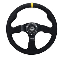 Load image into Gallery viewer, NRG Reinforced Steering Wheel (320mm) Alcantara Steering Wheel w/ Black Stitching - Main Product View