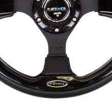Load image into Gallery viewer, NRG Reinforced Steering Wheel (320mm) Blk w/Gloss Black Trim - Main Product View