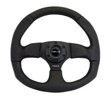 Load image into Gallery viewer, NRG Reinforced Steering Wheel (320mm Horizontal / 330mm Vertical) Leather w/Black Stitching - Main Product View