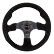 Load image into Gallery viewer, NRG Reinforced Steering Wheel (320mm) Suede w/Black Stitch - Main Product View