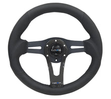 Load image into Gallery viewer, NRG Reinforced Steering Wheel (320mm) w/Carbon Center Spoke - Main Product View