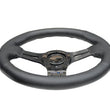 Load image into Gallery viewer, NRG Reinforced Steering Wheel (320mm) w/Carbon Center Spoke - Side View