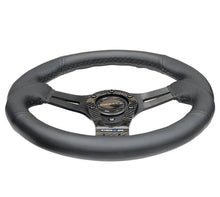 Load image into Gallery viewer, NRG Reinforced Steering Wheel (320mm) w/Carbon Center Spoke - Side View