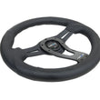 Load image into Gallery viewer, NRG Reinforced Steering Wheel (320mm) w/Carbon Center Spoke - Back View