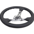 Load image into Gallery viewer, NRG Reinforced Steering Wheel (350mm / 3in. Deep) Blk Leather w/Hydrodipped Digi-Camo Spokes - Back View