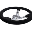 Load image into Gallery viewer, NRG Reinforced Steering Wheel (350mm / 3in. Deep) Blk Suede w/Hydrodipped Digi-Camo Spokes - Side View