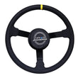 Load image into Gallery viewer, NRG Reinforced Steering Wheel (380mm) Nascar/ Alcantara 3 Spoke w/ NRG Logo/ Removable Crushed Pad - Installation View