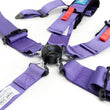Load image into Gallery viewer, NRG SFI 16.1 5Pt 3 Inch Seat Belt Harness with Pads / Cam Lock - Purple - Detail View