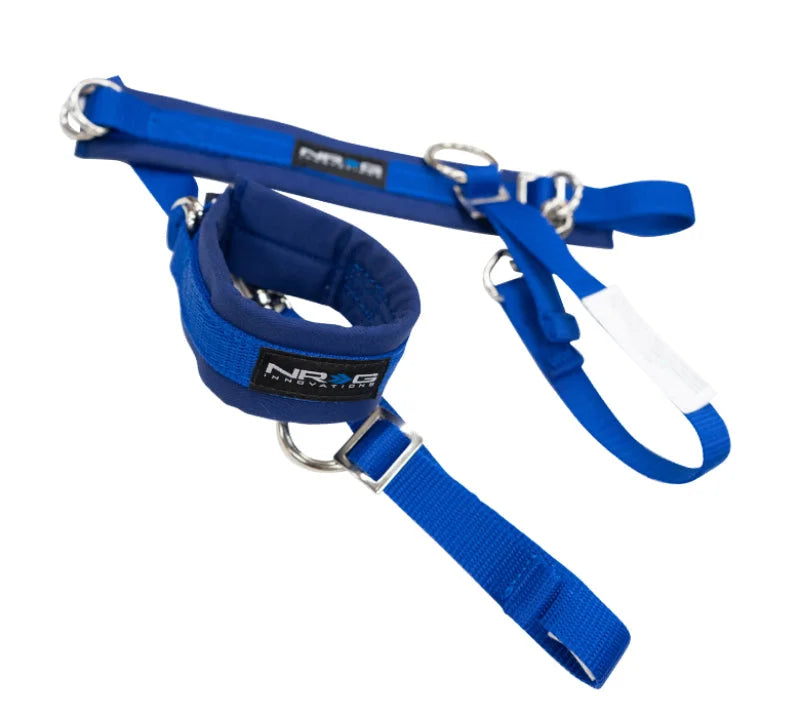 NRG SFI 3.3 Arm Restraints One Pair - Blue - Main Product View