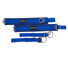 Load image into Gallery viewer, NRG SFI 3.3 Arm Restraints One Pair - Blue - Side View