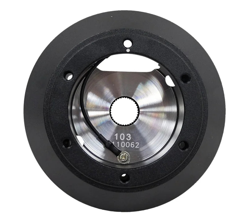 NRG Short Hub Adapter 02-07 Subaru Impreza  / 02-08 Subaru Forester - Installation View