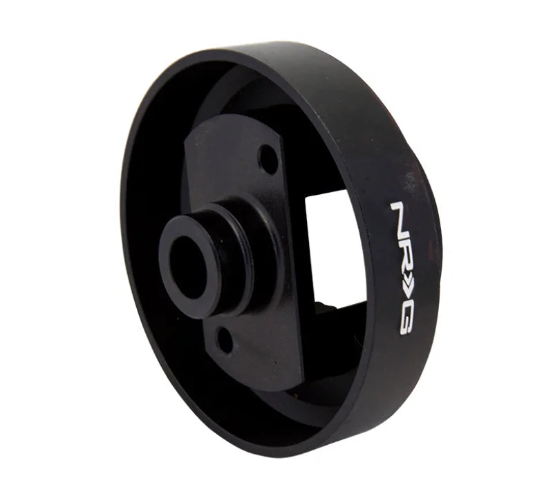 NRG Short Hub Adapter 08+ Subaru WRX / STi (Incorporates SRS Clock Spring / SRS Resistors Incl.) - Back View