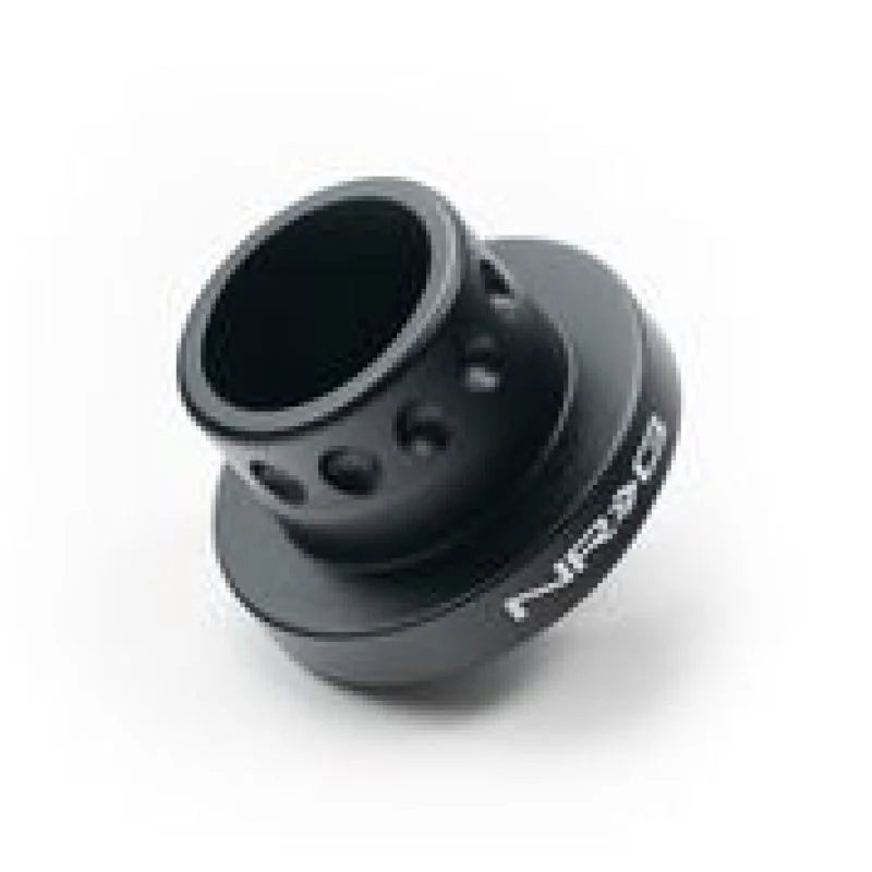 NRG Short Hub Adapter 95-98 BMW M3/Z3 / 91-98 318/325/328 / 95-04 E39 (540) - Matte Black - Side View