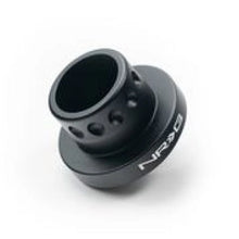 Load image into Gallery viewer, NRG Short Hub Adapter 95-98 BMW M3/Z3 / 91-98 318/325/328 / 95-04 E39 (540) - Matte Black - Side View