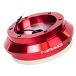 Load image into Gallery viewer, NRG Short Hub Adapter EK9 Civic / S2000 / Prelude - Red - Back View