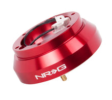 Load image into Gallery viewer, NRG Short Hub Adapter S13 Nissan 240 - Red - Back View