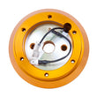 Load image into Gallery viewer, NRG Short Hub Adapter S13 Nissan 240 - Rose Gold - Installation View