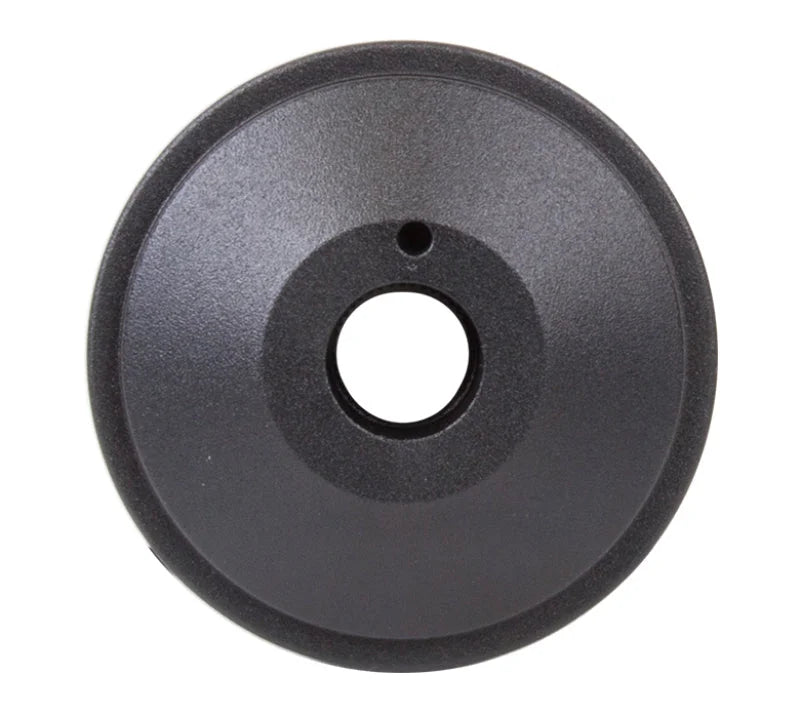 NRG Short Spline Adapter - Polaris RZR / Ranger (Secures w/OEM Lock Nut / Fits Quick Lock) - Black - Back View