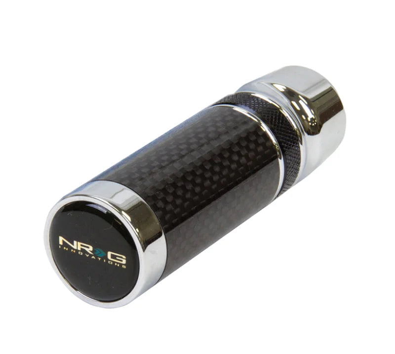 NRG Slimboy Adjustable Shift Knob (M10X1.25) Nissan / Mazda / Toyota - Carbon Fiber - Side View
