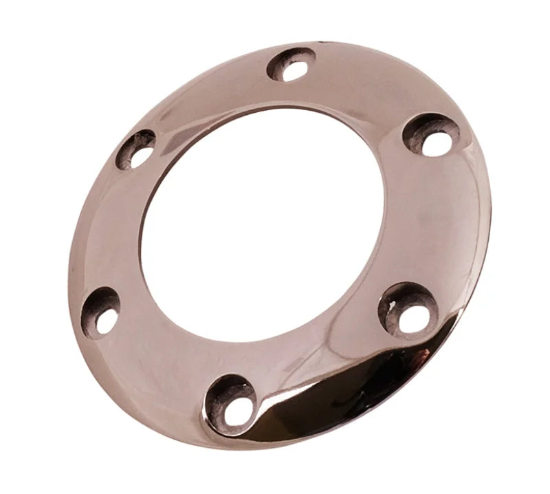 NRG Steering Wheel Horn Button Ring - Black Chrome - Side View