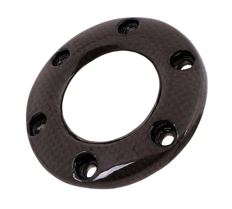 NRG Steering Wheel Horn Button Ring - Carbon Fiber - Side View