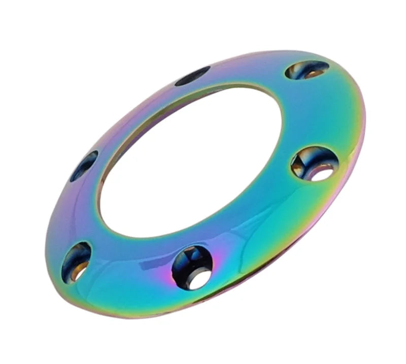 NRG Steering Wheel Horn Button Ring - Neochrome - Installation View