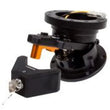 Load image into Gallery viewer, NRG Steering Wheel Quick Tilt System w/Lock - Silver - Detail View