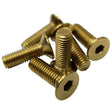Load image into Gallery viewer, NRG Steering Wheel Screw Upgrade Kit (Conical) - Chrome Gold