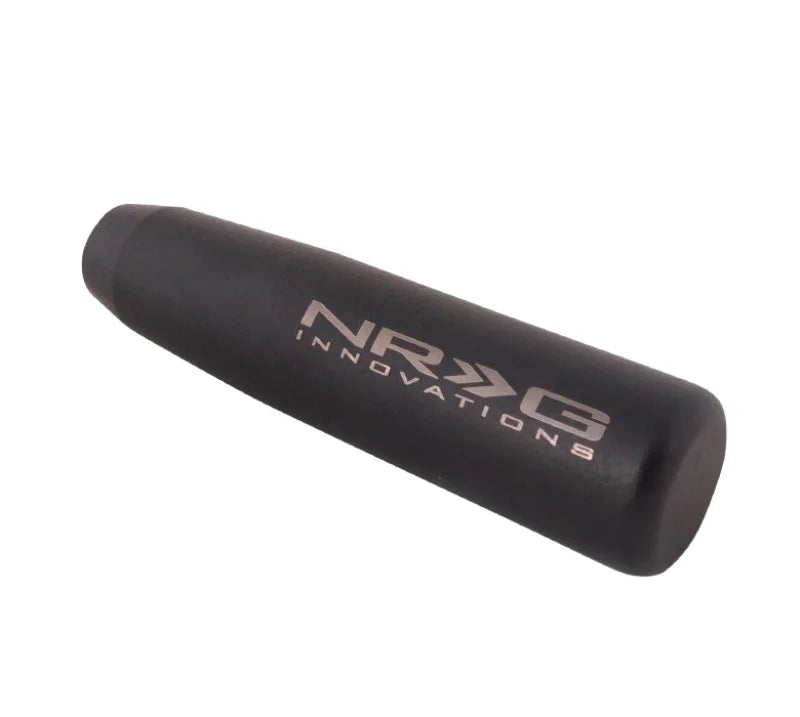 NRG Universal Short Shifter Knob - 5in. Length / Heavy Weight 1.27Lbs. - Black Wrinkle Finish - Main Product View