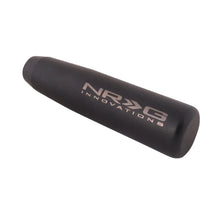 Load image into Gallery viewer, NRG Universal Short Shifter Knob - 5in. Length / Heavy Weight 1.27Lbs. - Black Wrinkle Finish - Main Product View