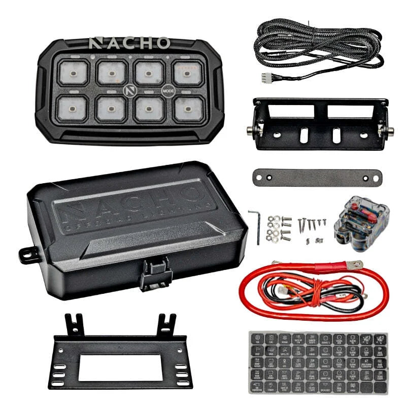Nacho Lighting 8-Switch Auxiliary Accessory Control System - Side View