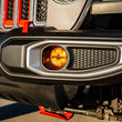 Load image into Gallery viewer, Nacho Lighting Jeep JL / JT / JK 1 Piece Bumper Quatro Fog Mounts