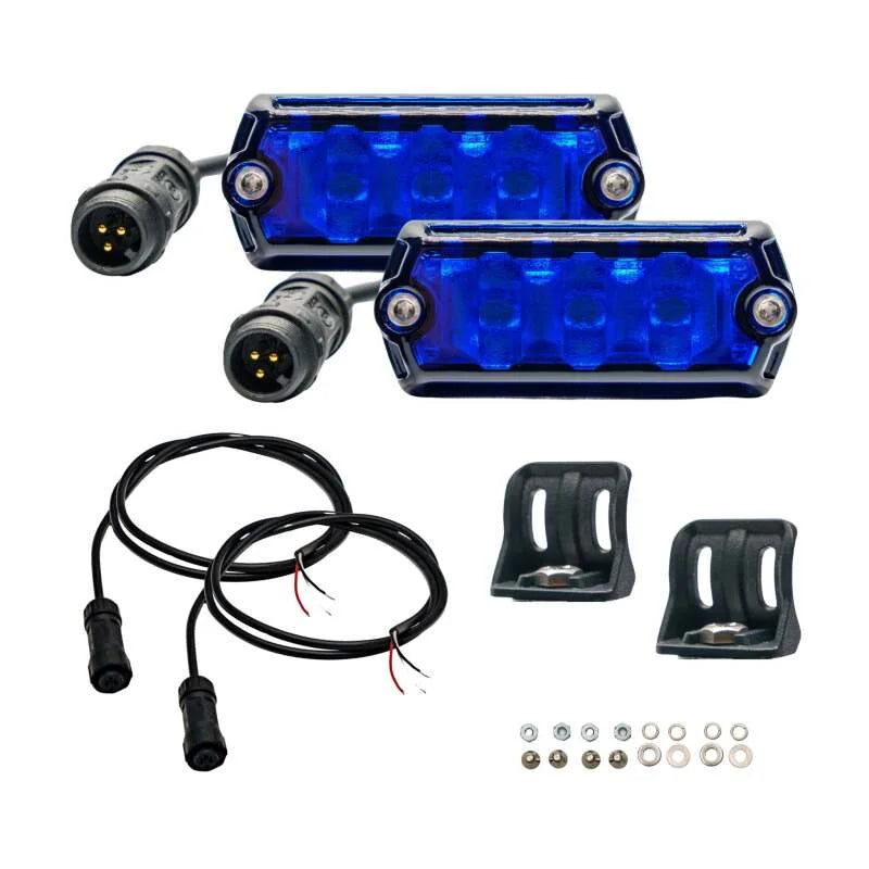 Nacho Lighting Nano Chase Light - Blue - Side View