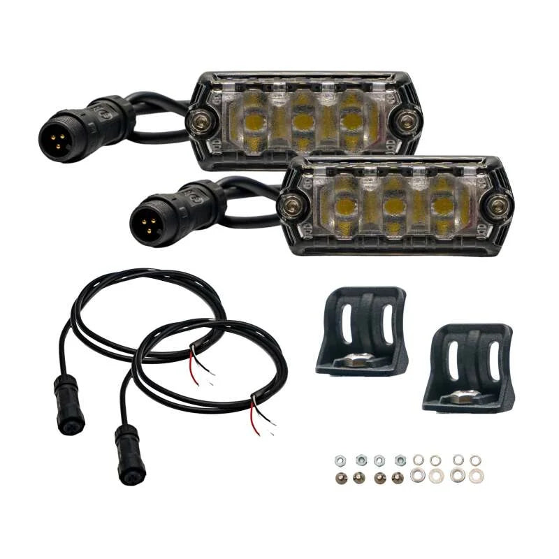 Nacho Lighting Nano Chase Light - White (4 Pack) - Side View