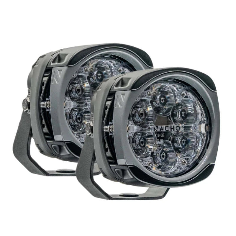 Nacho Lighting Quatro Off-Road 4in. Supreme 100 Lights - Side View