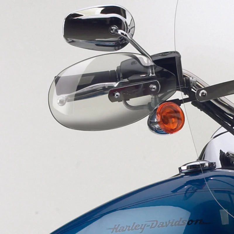 National Cycle 089-09 Harley FXST/96-13 FLHT/FLTR/09-17 FLHR/87-23 FLSCT Hand Deflectors-Lt Tint - Detail View