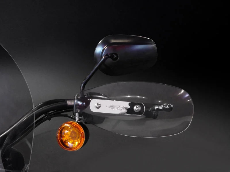 National Cycle 09-18 Harley Davidson XL 833-1200 Sportster Hand Deflectors-Lt Tint - Main Product View