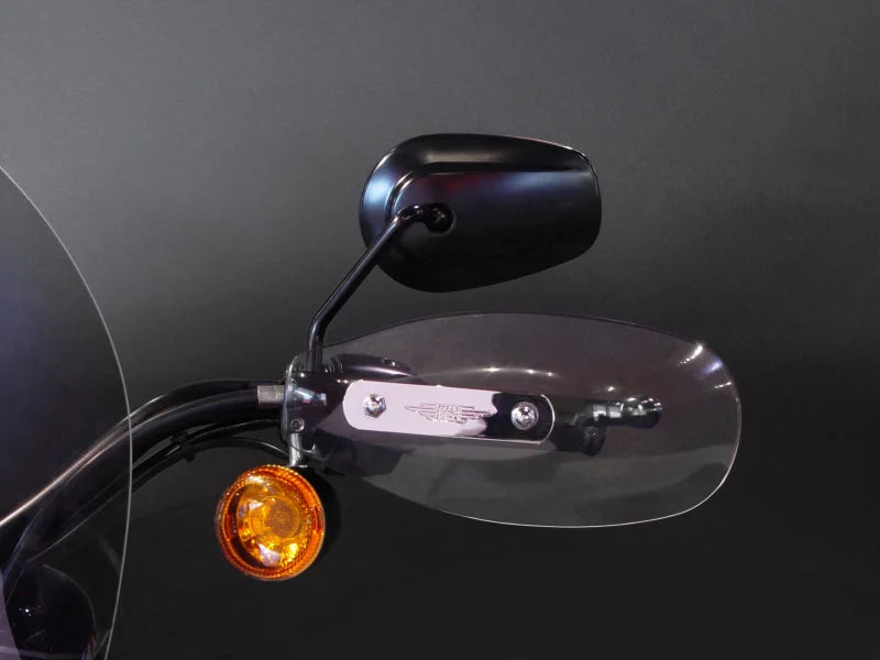 National Cycle 09-18 Harley Davidson XL 833-1200 Sportster Hand Deflectors-Lt Tint - Side View