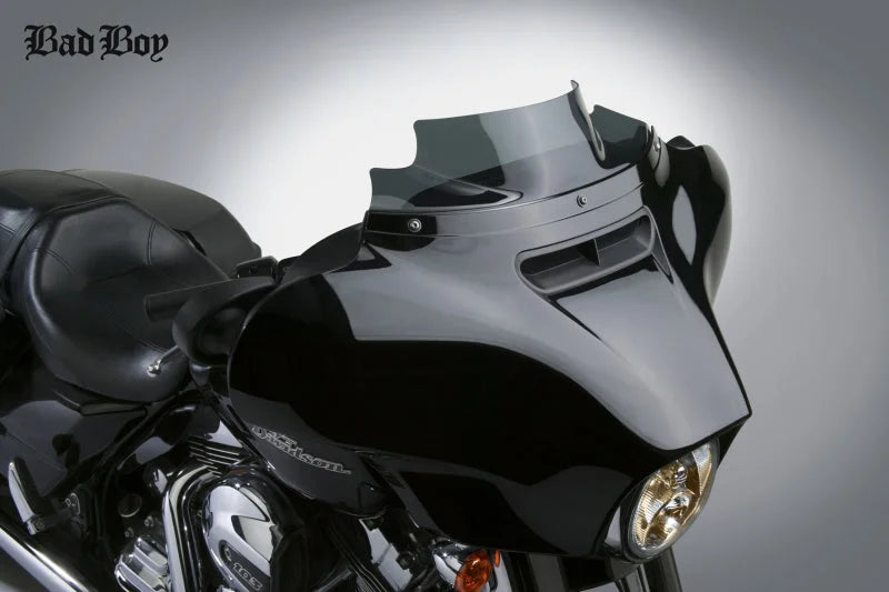 National Cycle 14-23 Harley FLHTCU/L/G/FLHTK/FLHTKL/FLHX/FLHXS/FLHT BadBoy Custom Windscreen-D.Tint - Side View