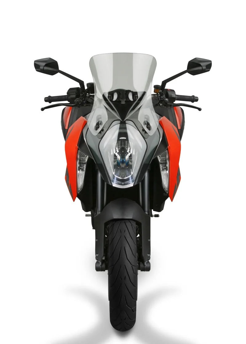 National Cycle 16-18 KTM 1290 Super Duke R V Stream Mid/Std. Windshield - Tinted - Side View