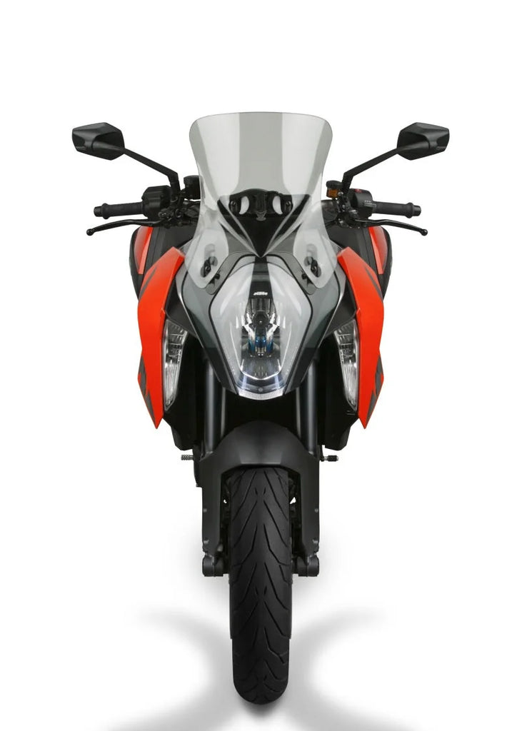 National Cycle 16-18 KTM 1290 Super Duke R V Stream Mid/Std. Windshield - Tinted - Side View
