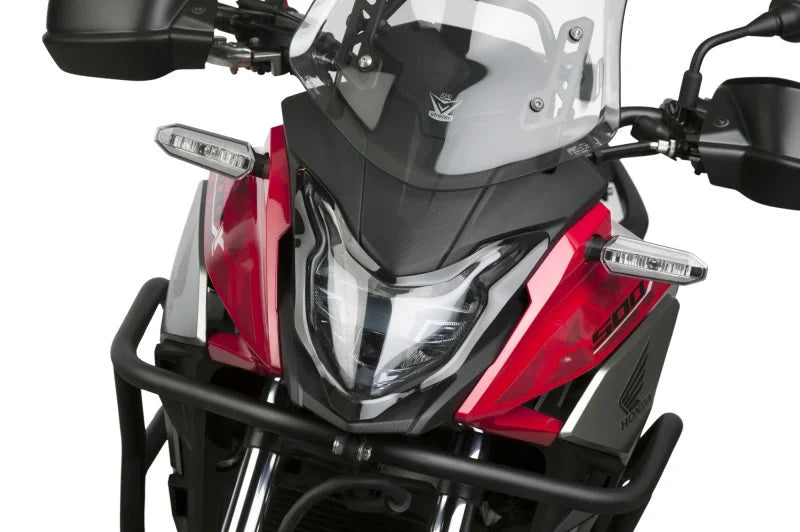 National Cycle 19-23 Honda CB500X Headlight Guards - Installation View
