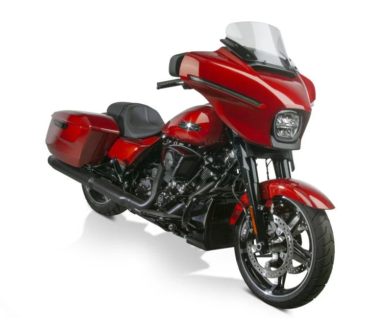 National Cycle 24+ Harley Davidson FLH/ 23 FLH CVO V-Stream Quantum Plus Mid Windshield- LT. Tint - Main Product View