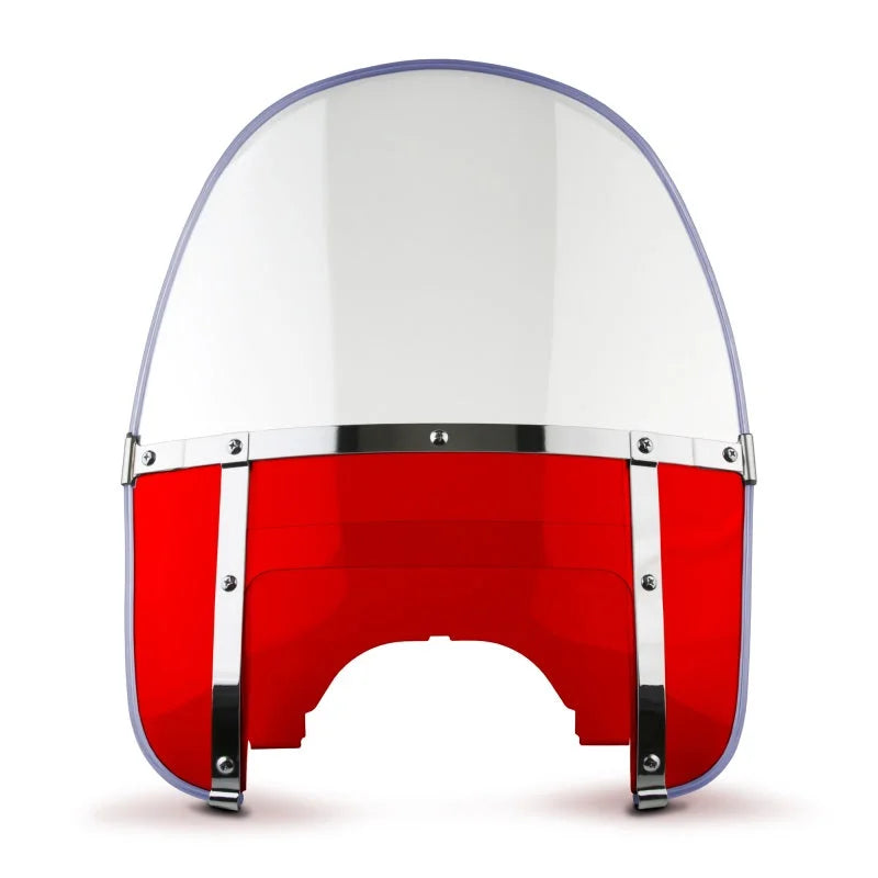 National Cycle 60-93 Harley Davidson FLH Heavy Duty Beaded Round Bottom-Red