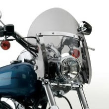 Load image into Gallery viewer, National Cycle 80-05 Harley FX Wide Glide/84-12 FXST Softail Switchblade Windshield Shorty -Tinted - Side View